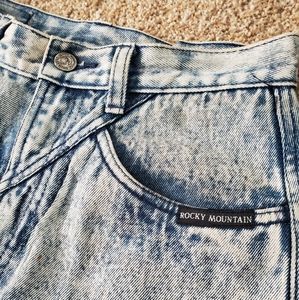 Vintage Acid Washed High Waisted Jeans